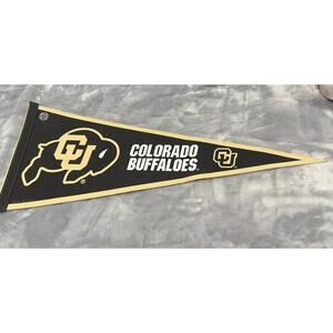 NCAA CU Colorado Buffaloes Circa 2000's Wincraft Team Logo College Pennant